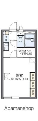レオパレス海幸Ⅱ[1K/26.49m2]の間取図