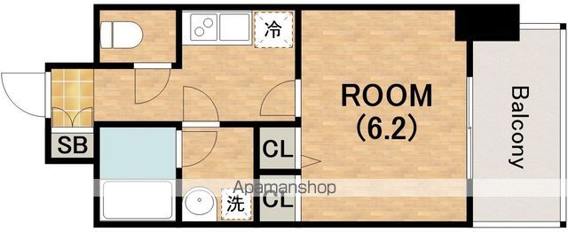 セイワパレス真田山公園南の間取り写真