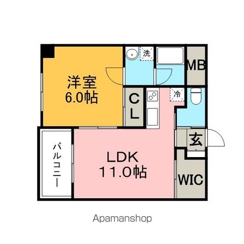 すかる梅満の間取り写真