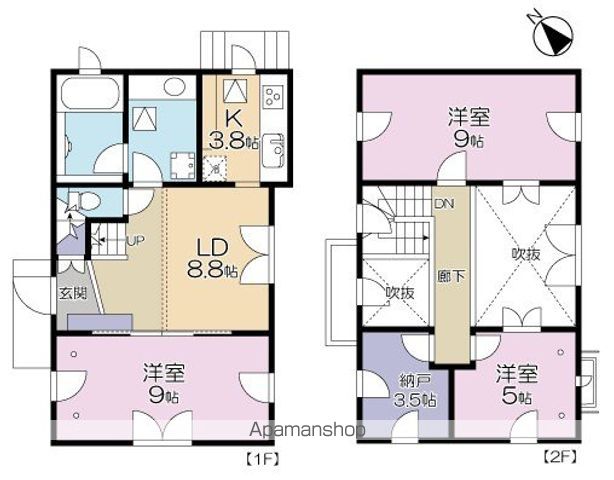 練馬区羽沢２丁目戸建ての間取り