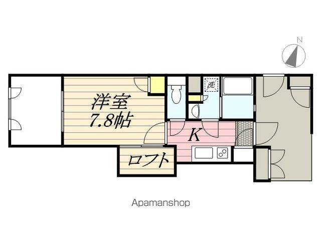 福岡市博多区博多駅前のマンションの間取り