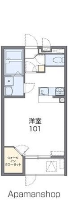 レオネクストル　コフレ[1K/30.49m2]の間取図