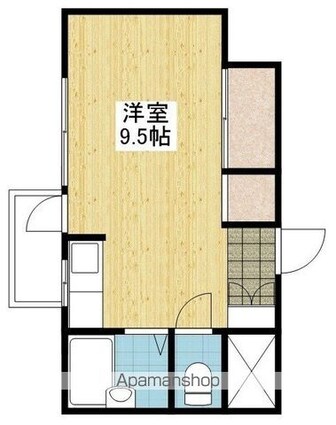 マナベハイツ[1R/20.16m2]の間取図