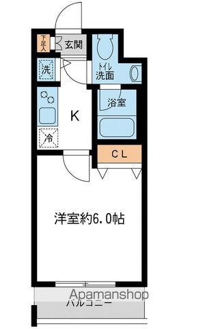 KDXレジデンス大島の間取り写真