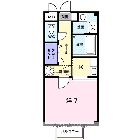 【クリアネス・２１の間取り】