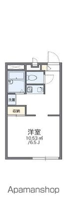 レオパレス野溝[1K/23.18m2]の間取図