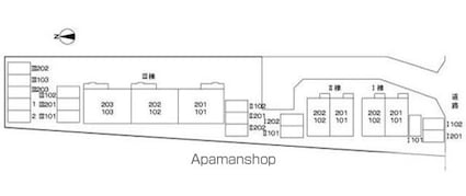 ウィッシュⅠ[1LDK/46.28m2]の配置図