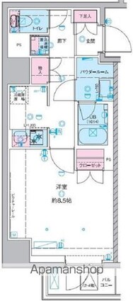 東京都杉並区下高井戸４丁目[1K/32.55m2]の間取図