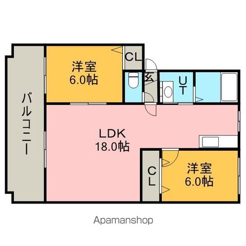 パークハイツGの間取り写真