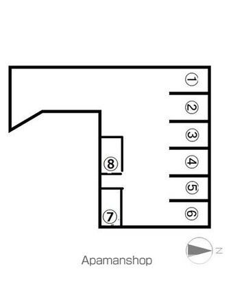 長野県長野市大字栗田[駐車場]の間取図