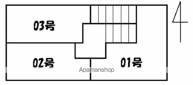 プチメゾン栗林[1K/22.68m2]の配置図