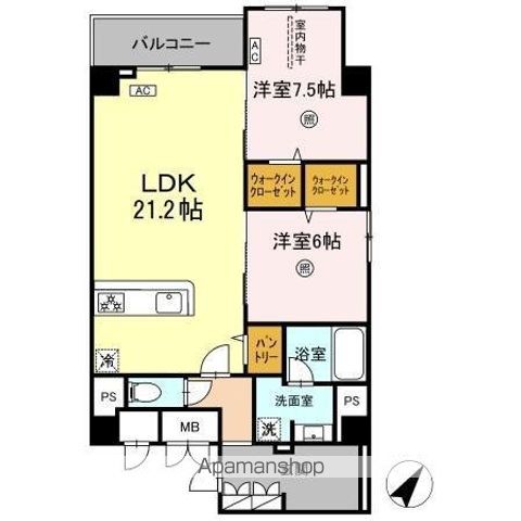 KYOKUYOUモダンベース天神の間取り写真