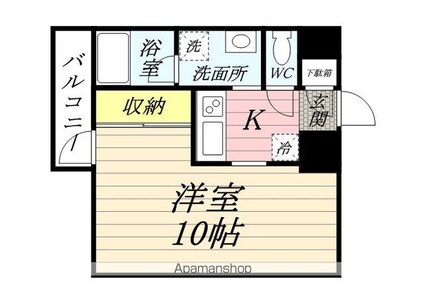 Ｃａｓａ　Ｇｒａｎｄｅ　医大前[1K/30.24m2]の間取図