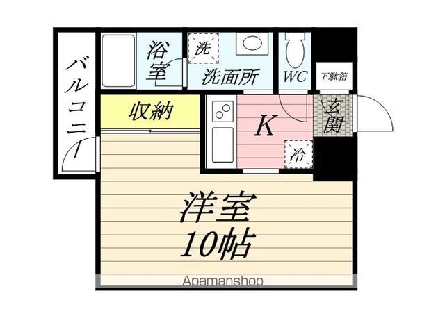 Ｃａｓａ　Ｇｒａｎｄｅ　医大前[1K/30.24m2]の間取図