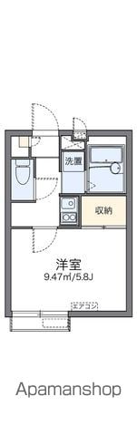レオパレスクレスト千寿二号舘の間取り写真