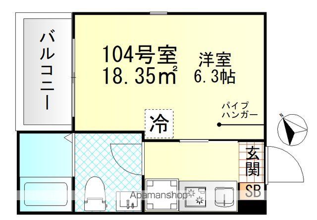 VALLE FELIZ雑色の間取り写真