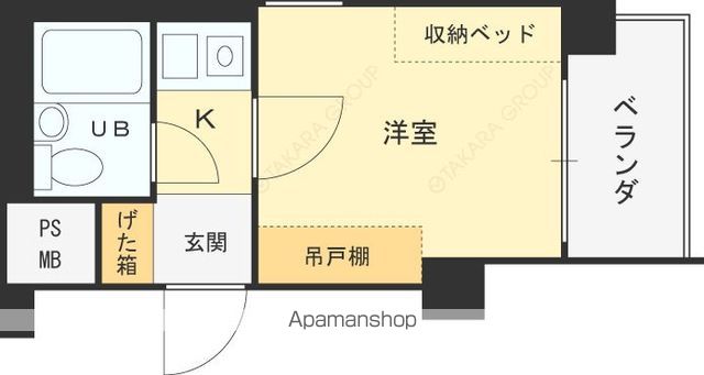 ライオンズマンション中之島公園北の間取り写真