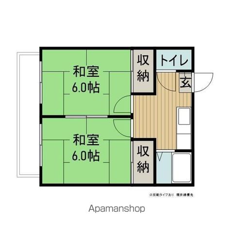 コーポ赤沼IIの間取り写真
