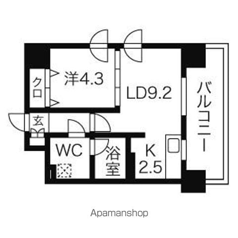 LEONE中島公園の間取り写真