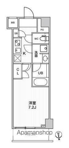 【ＡＬＴＥＲＮＡ神楽坂Ⅱの間取り】