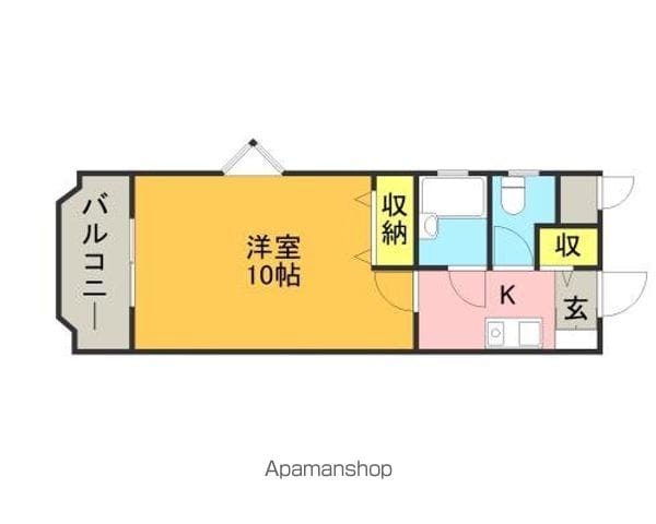 メゾン・ド・ゼフィール 408 ｜ 福岡県福岡市南区井尻４丁目41-1（賃貸マンション1R・4階・27.95㎡） その2