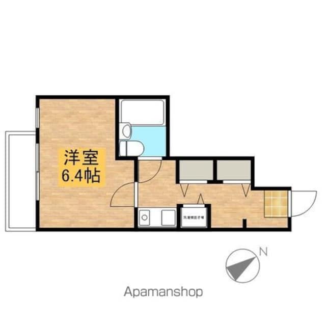 ＳーＦＯＲＴ錦糸町[1K/20.43m2]の間取図