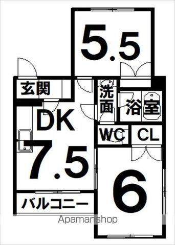 コートメモアールの間取り写真