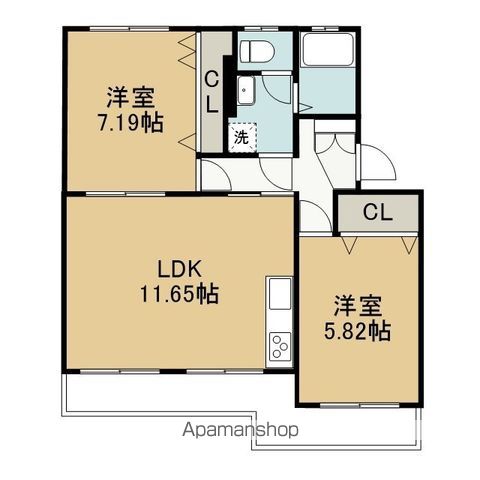 神谷マンションの間取り写真