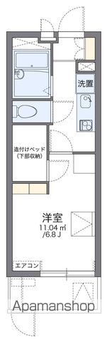 レオパレスE サクセスの間取り写真