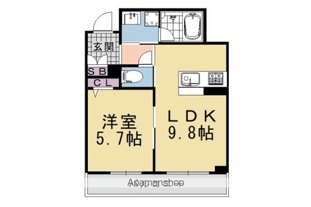 シャーメゾンかめきたの間取り写真
