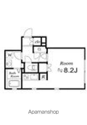 アーデン代々木上原[1R/29.19m2]の間取図
