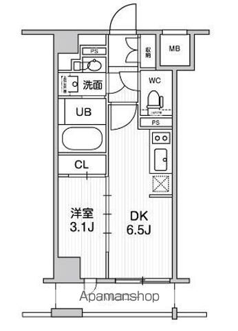 シーズンフラッツ新高円寺の間取り写真