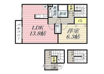ｐｒｉｍｏ　ｄｉｏ[1LDK/61.27m2]の間取図