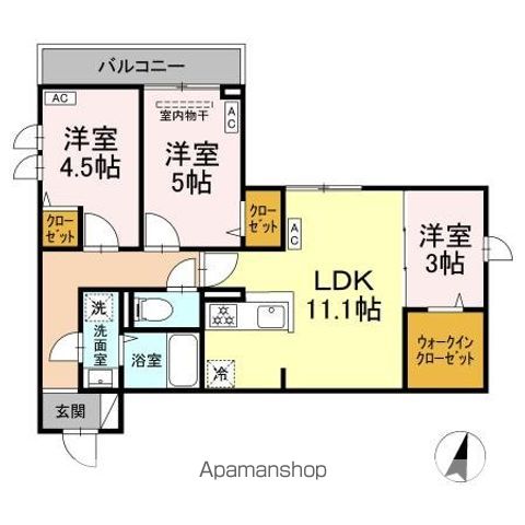 セレスティア江戸川IIの間取り写真