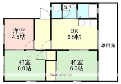 和歌山県和歌山市有本[3DK/50.7m2]の間取図