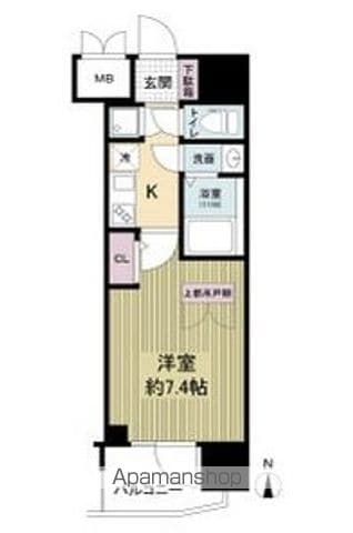 セレニテ本町東リアンの間取り写真