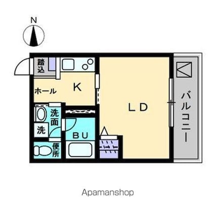 Ｍａｉｓｏｎ　ｄｅ　ＱｕａｔｒｅⅢ[1K/27.9m2]の間取図