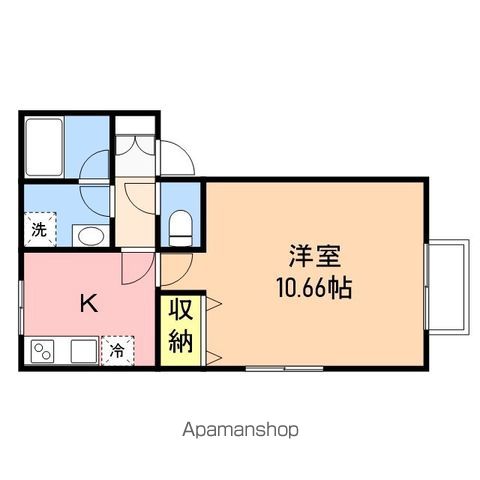 コーポシャルマンの間取り写真
