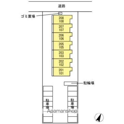 ＲＡＤＩＵＳ　Ｋ 201 ｜ 静岡県浜松市中央区三方原町497-1（賃貸アパート1LDK・2階・46.65㎡） その29