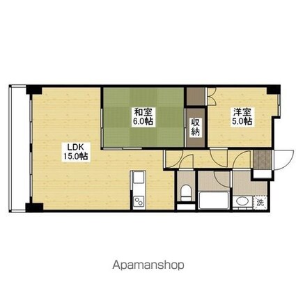 エルサンク浜岡[2LDK/59.94m2]の間取図