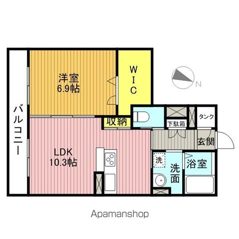 ラディーチェDの間取り写真