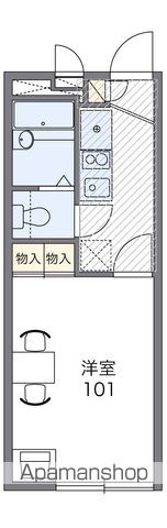 レオパレスメルスィーコリンヌの間取り写真