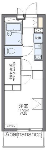 レオパレスエスタIVの間取り写真