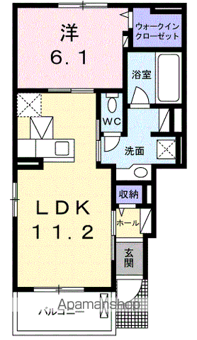 【カルムⅡの間取り】