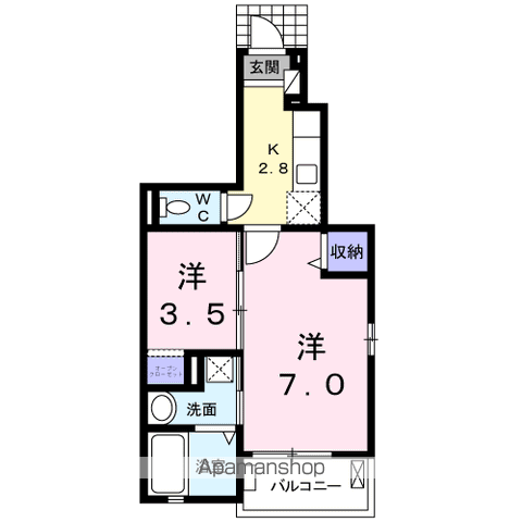 【グランシャリオ２の間取り】