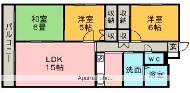 プリムラK3の間取り写真
