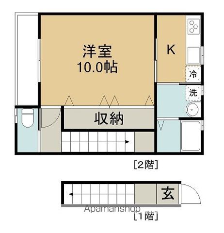 ブランノワール新田町の間取り写真