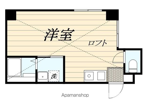 74パークマンションの間取り写真