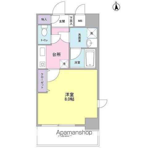 セレーノ品川の間取り写真
