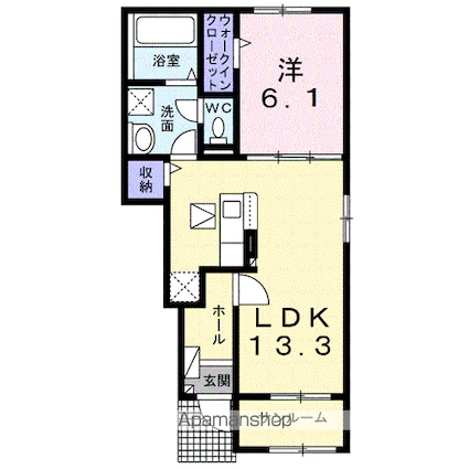 フェニックスＡ[1LDK/50.01m2]の間取図